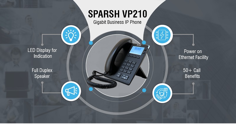 Điện thoại IP Matrix SPARSH VP210